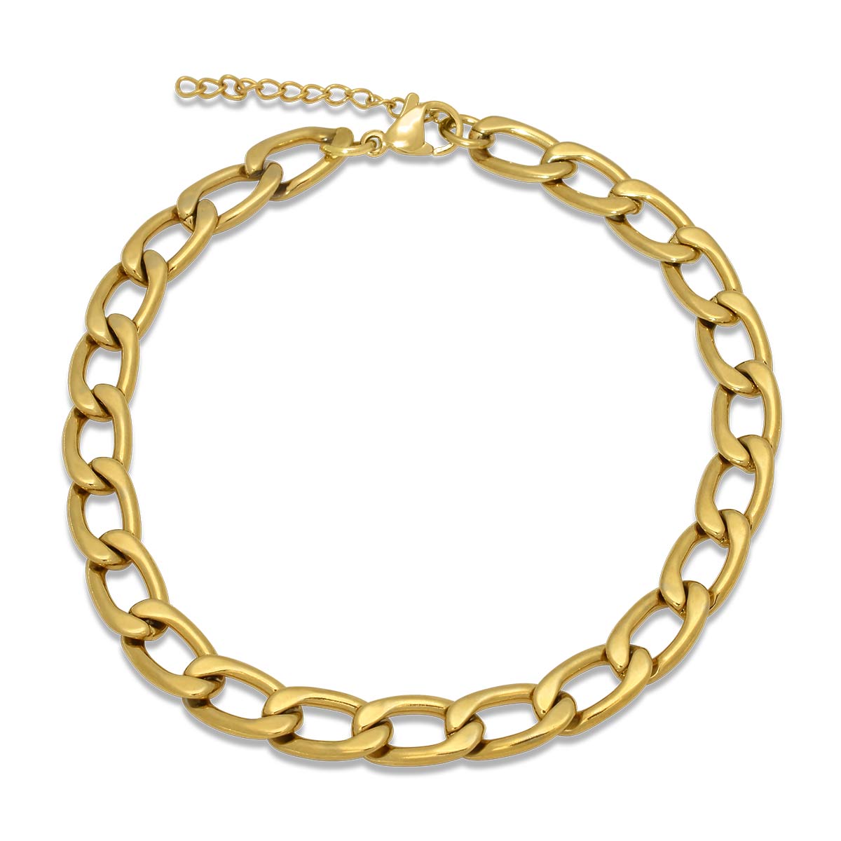 Avalon Gold Bracelet 7MM Βραχιόλι από ανοξείδωτο ατσάλι 316L